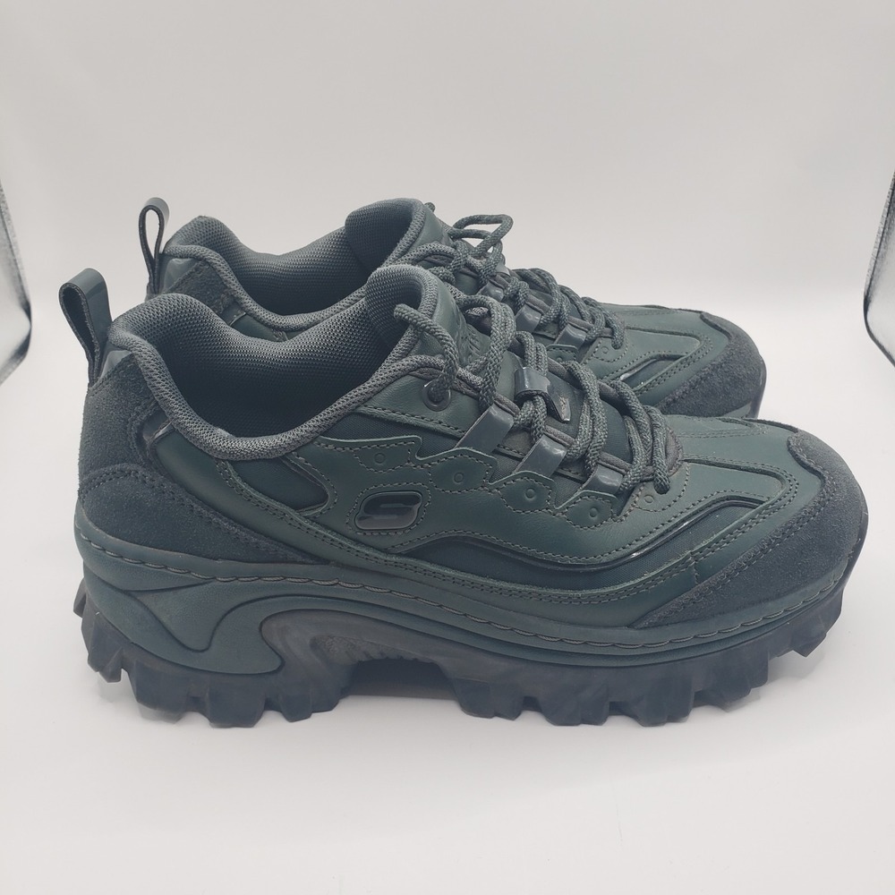 Skechers Hi-Ryze Doja Cat `Lite Premium Sneaker Womens Sz 7 Shine On Olive Green